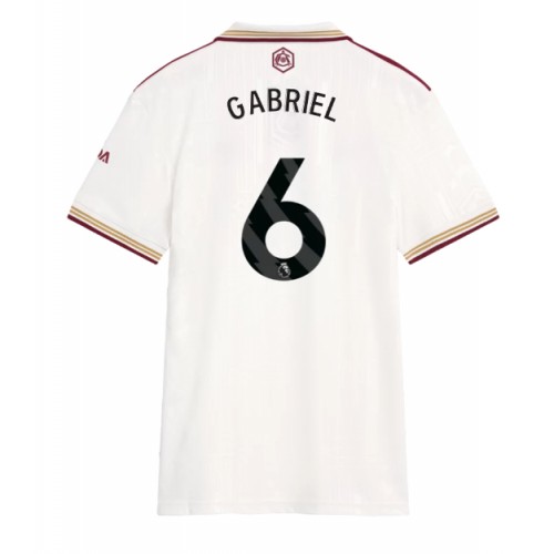 Ženski Nogometni dresi Arsenal Gabriel Magalhaes #6 Tretji 2025-26 Kratek Rokav